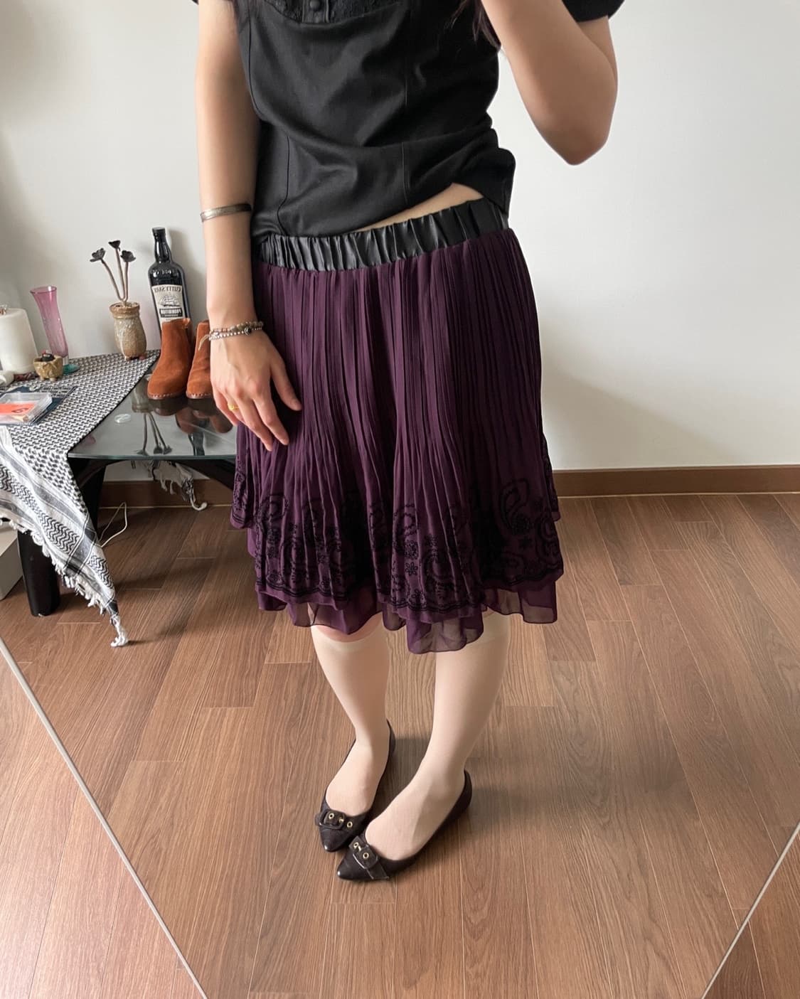 Paisley pattern skirt 상품이미지4