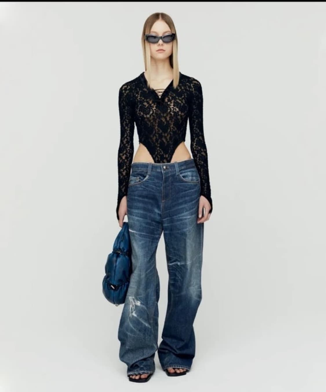 앤더슨벨 트롱프뢰유 프린티드 데님 상품이미지4