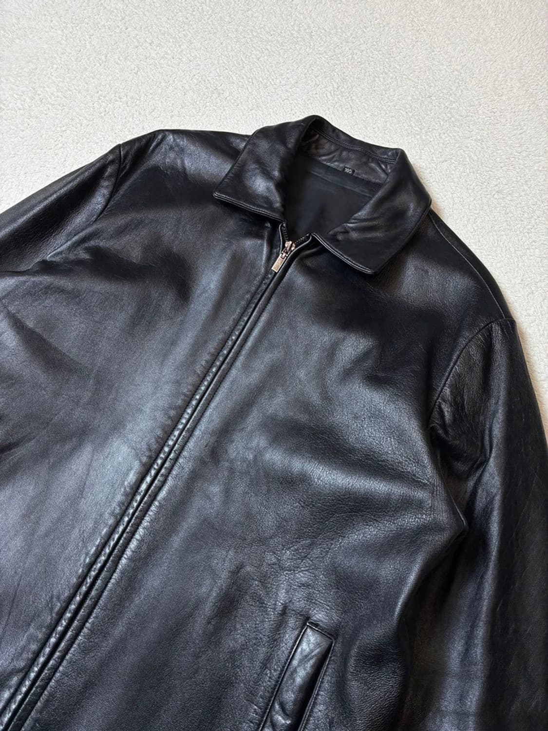 Selectede 00's 싱글 집 양가죽 자켓 PN7664 상품이미지2