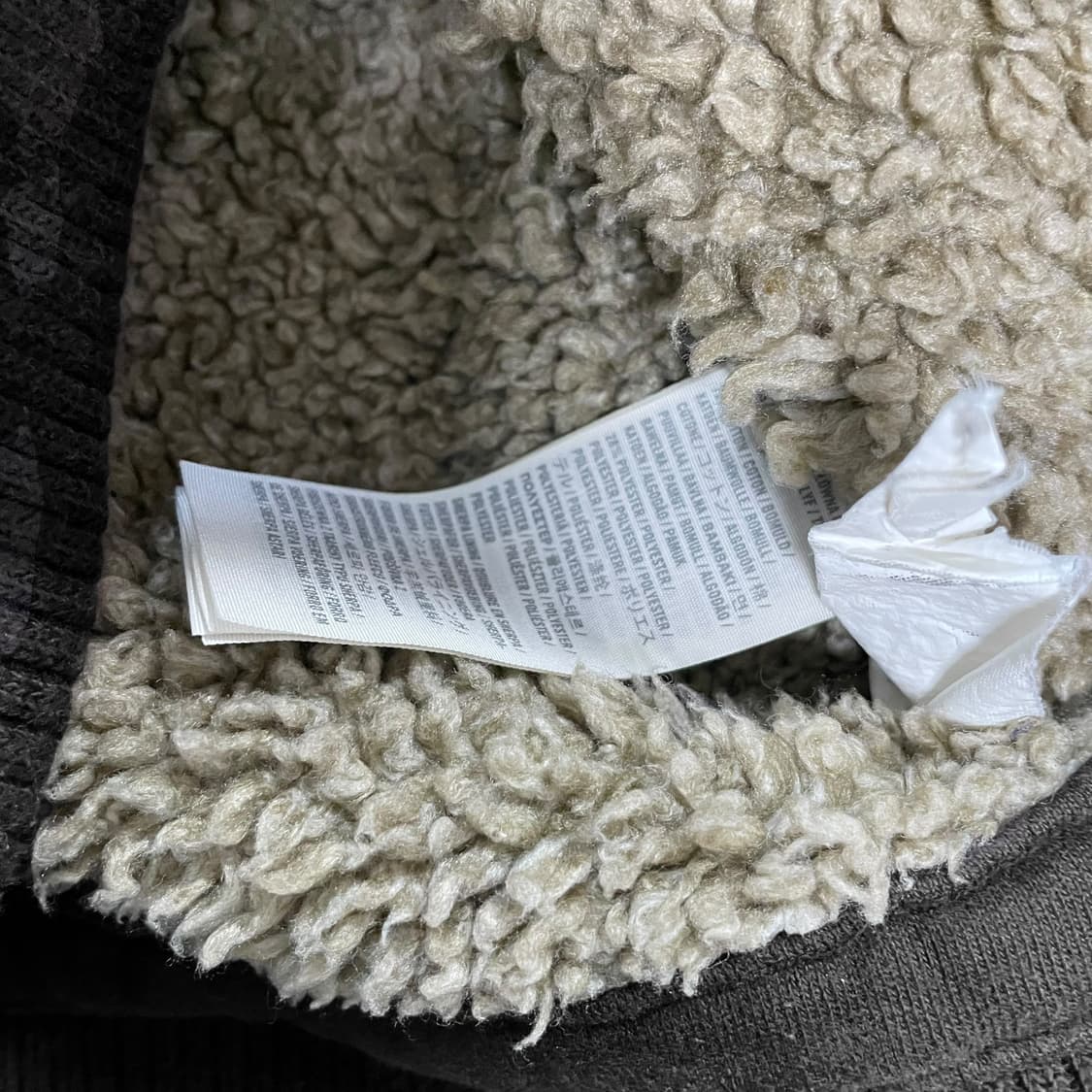 아베크롬비 울프죠 퍼 후드집업 브라운 상품이미지6