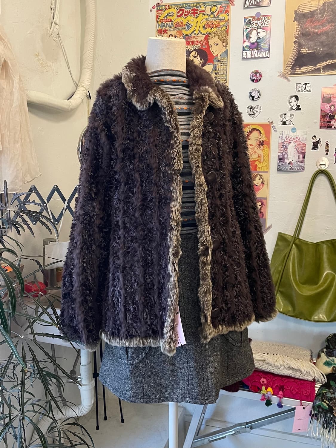 리버시블 퍼 자켓 상품이미지1