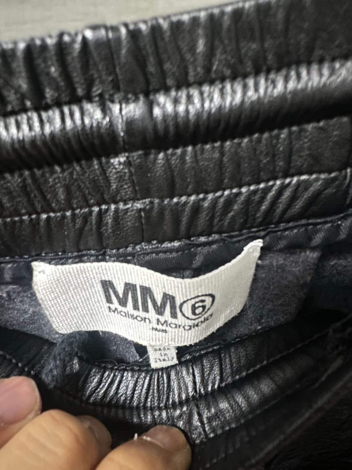 마르지엘라 mm6 버뮤다 레더 팬츠 M 상품이미지3