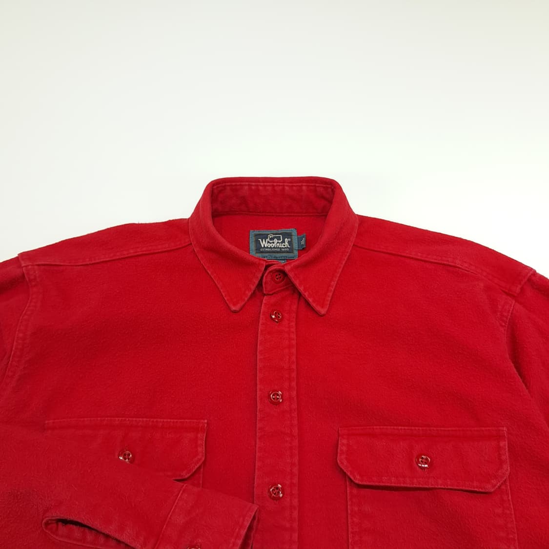 CN922 XL 울리치 USA 레드 플란넬 긴팔 셔츠 남방 상품이미지3