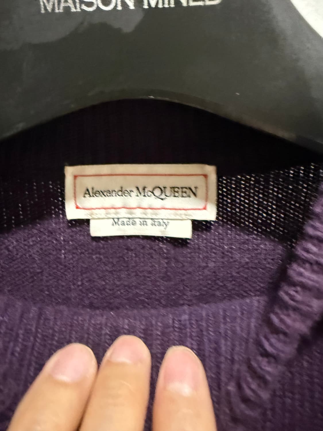 알렉산더 맥퀸 Nightshade Eggplant Embellished 상품이미지2