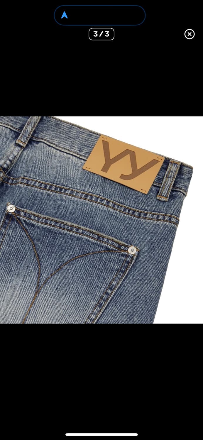 openyy 오픈 와이와이 루즈 스트레이트 데님 진 s 새상품 상품이미지3