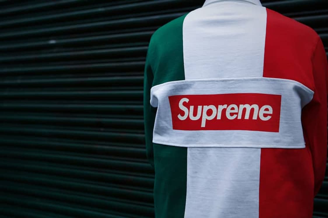 슈프림 스플릿 박스로 럭비티셔츠 / 남성 긴팔티셔츠/ 남성 티셔츠 상품이미지2