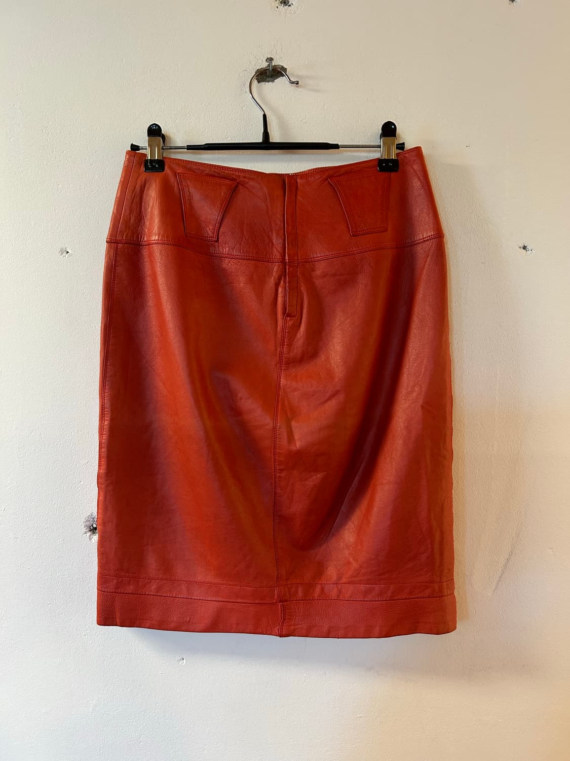 Versace 90s leather skirt 상품이미지3