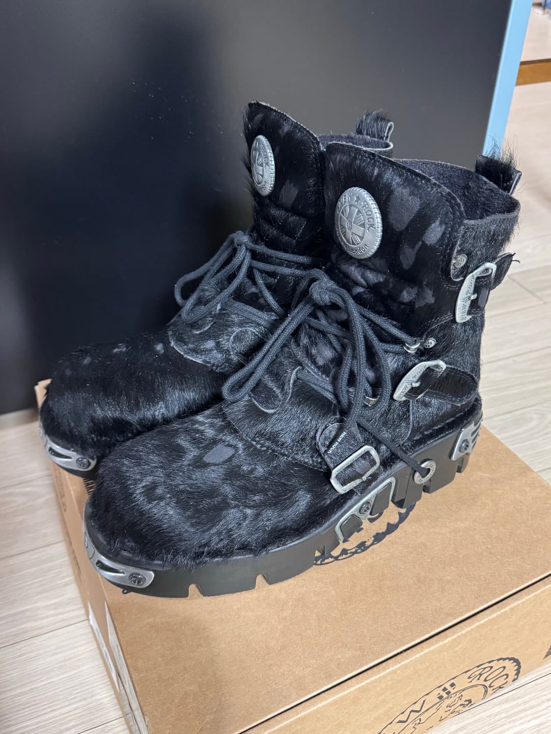 (UK8)뉴락 제이디드 런던 머스탱 리액터 부츠 상품이미지2