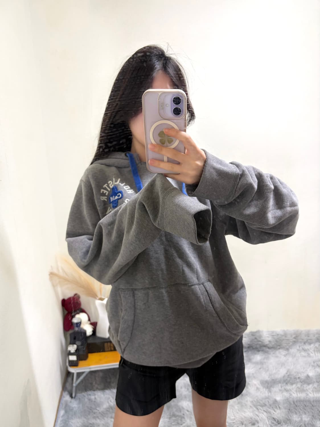 홀리스터 y2k 코튼 혼방 후드티(xl) 상품이미지2