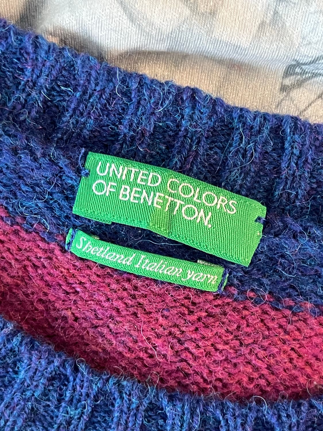 Benetton 베네통 스트라이프 니트 상품이미지4