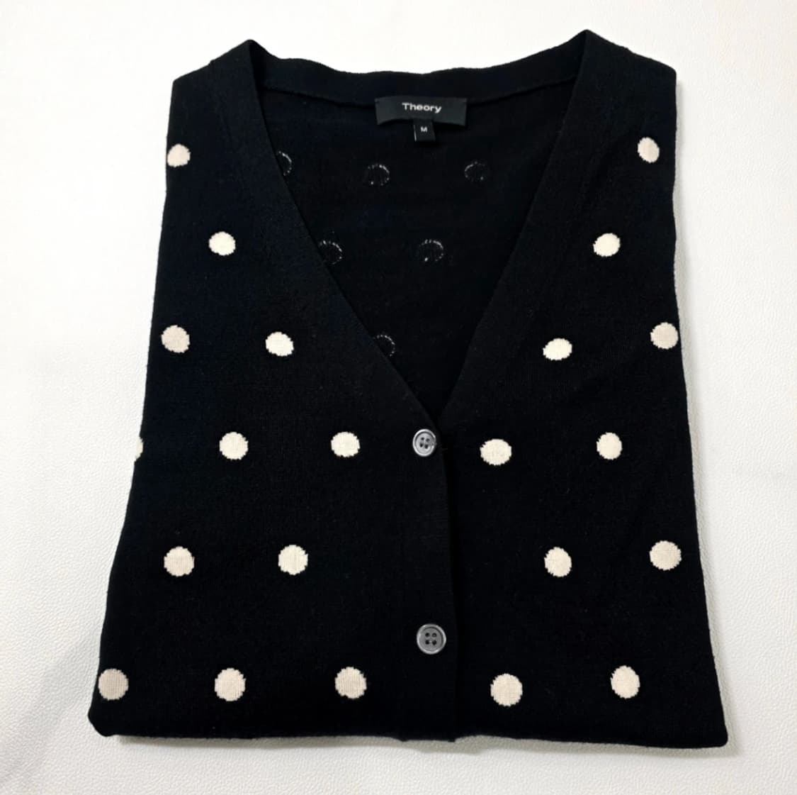 띠어리(Theory) 폴카 도트 울 가디건 ~55반 상품이미지7