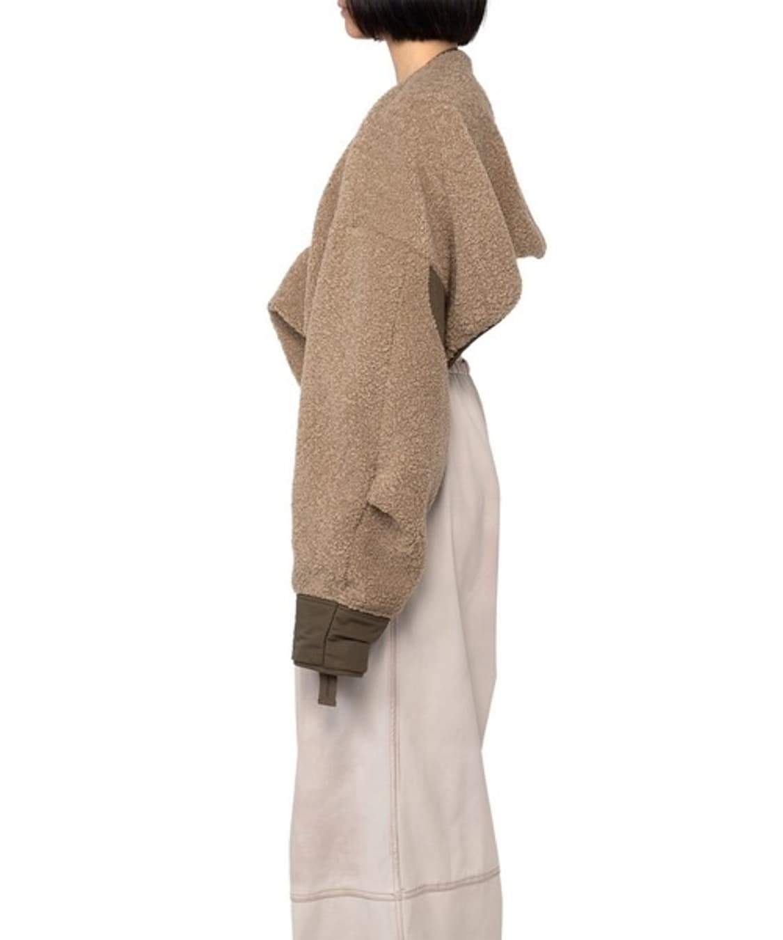 메종 미하라 야스히로 크롭 보아 플리스 블루종 FREE사이즈 상품이미지2