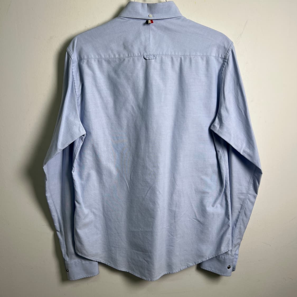 몽클레어 라이트 블루 버튼다운 칼라 풀오버 셔츠 M 상품이미지6