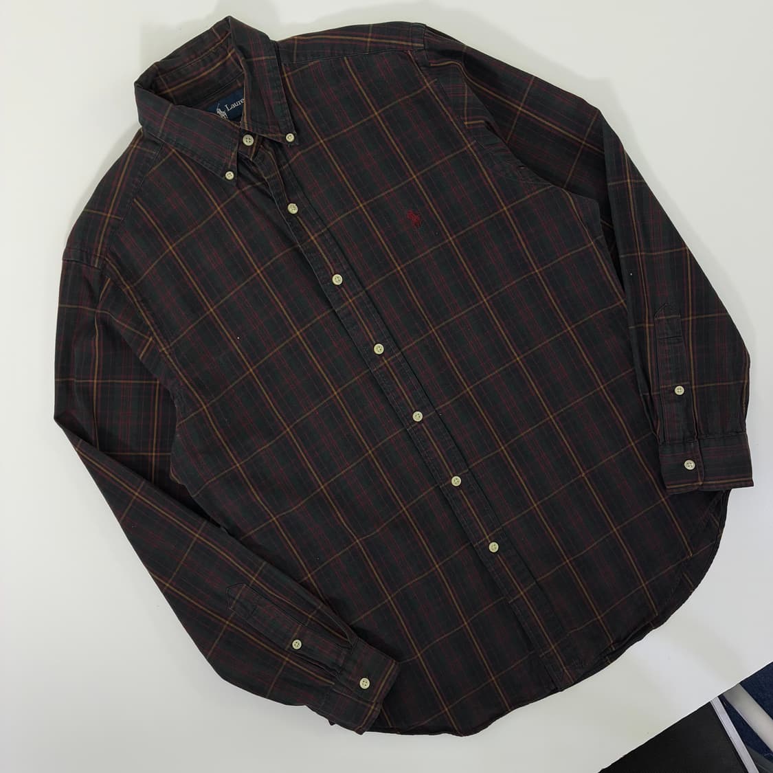 Polo  폴로 랄프로렌 자수 코튼 체크 셔츠 상품이미지2