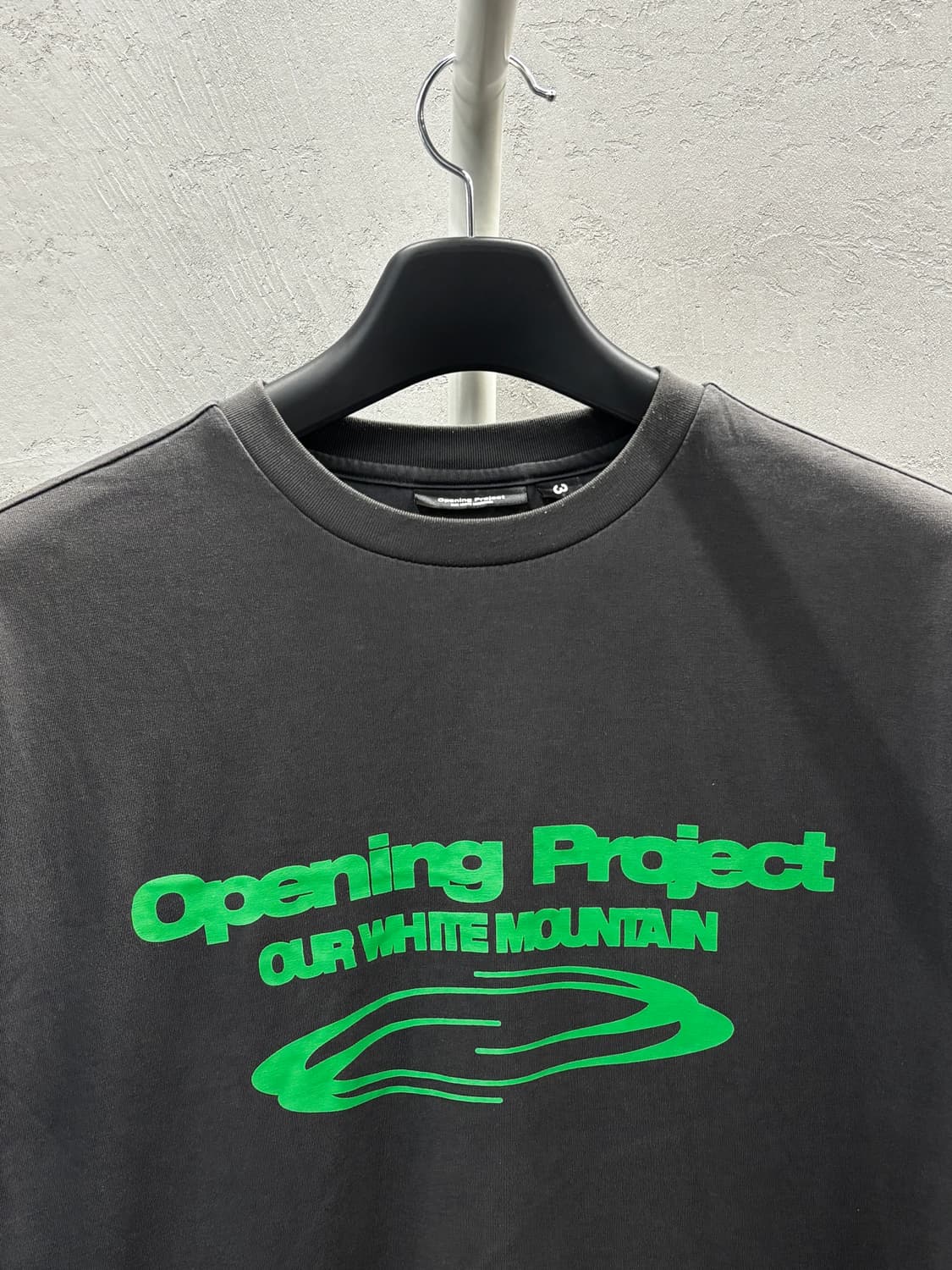 오프닝프로젝트 반팔 티셔츠 차콜 XL 상품이미지3