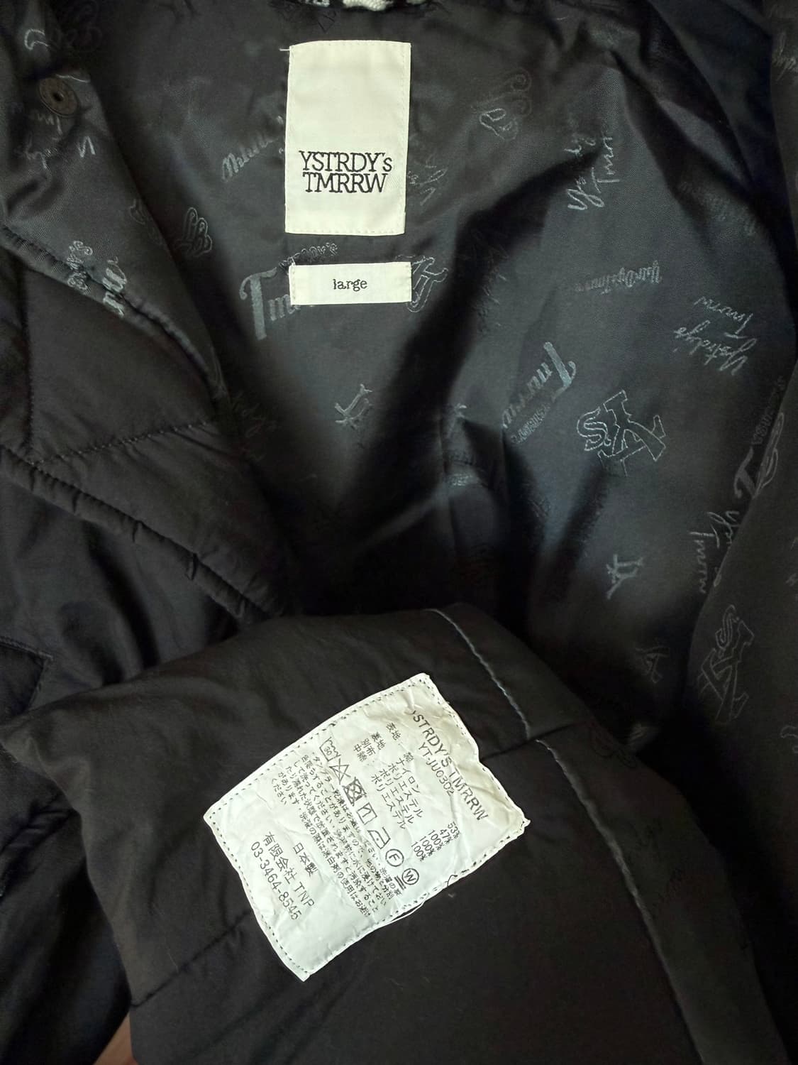 L) YSTRDYS TMRRW 예스터데이 투모로우 밀리터리 패딩 파카 상품이미지4