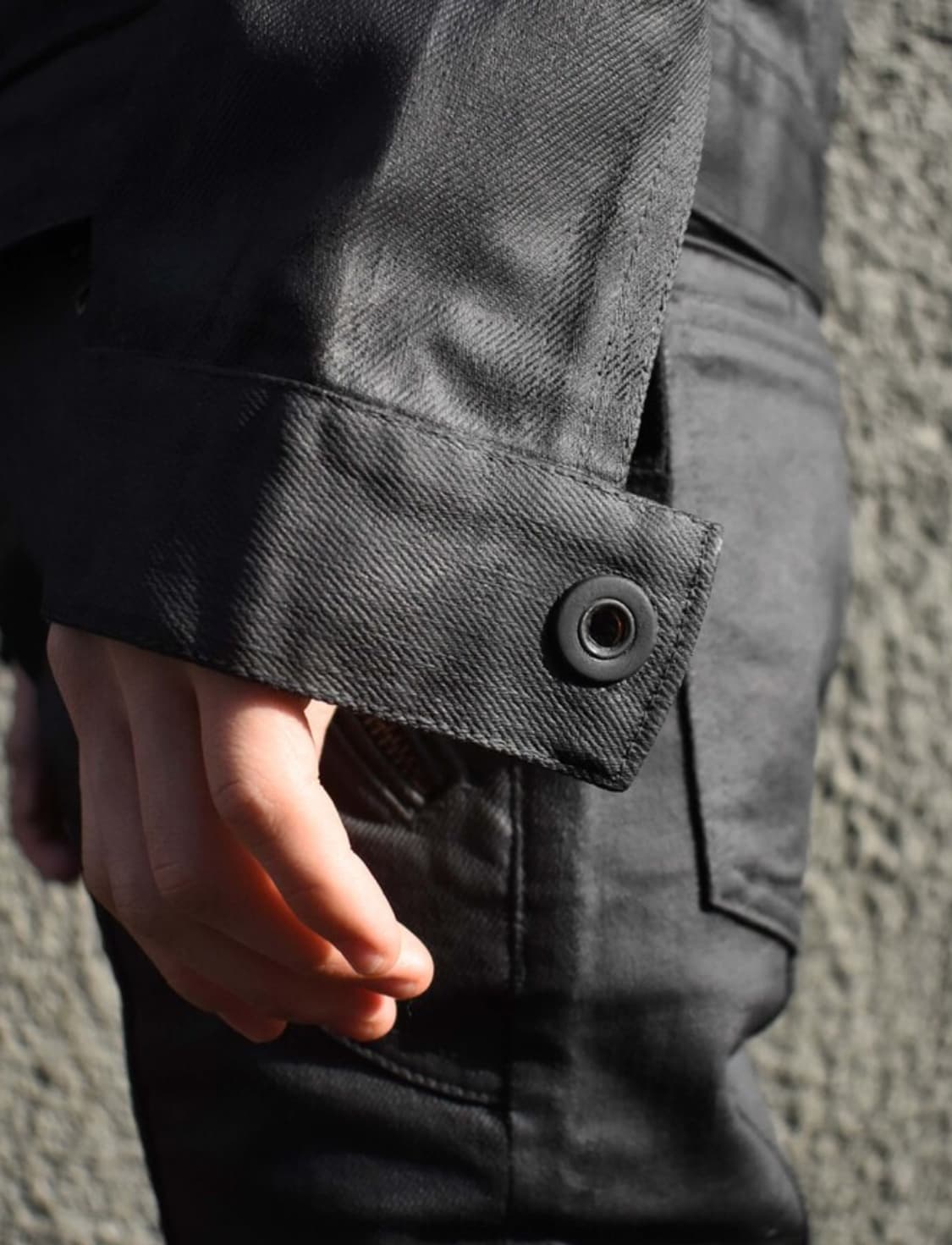 릭오웬스맛) Waxed coated zip Jacket 왁스 자켓 상품이미지2