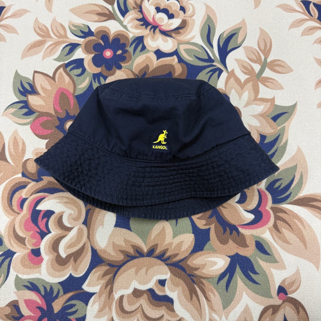 (L)캉골 Kangol 코튼 버킷햇(네이비) 상품이미지1