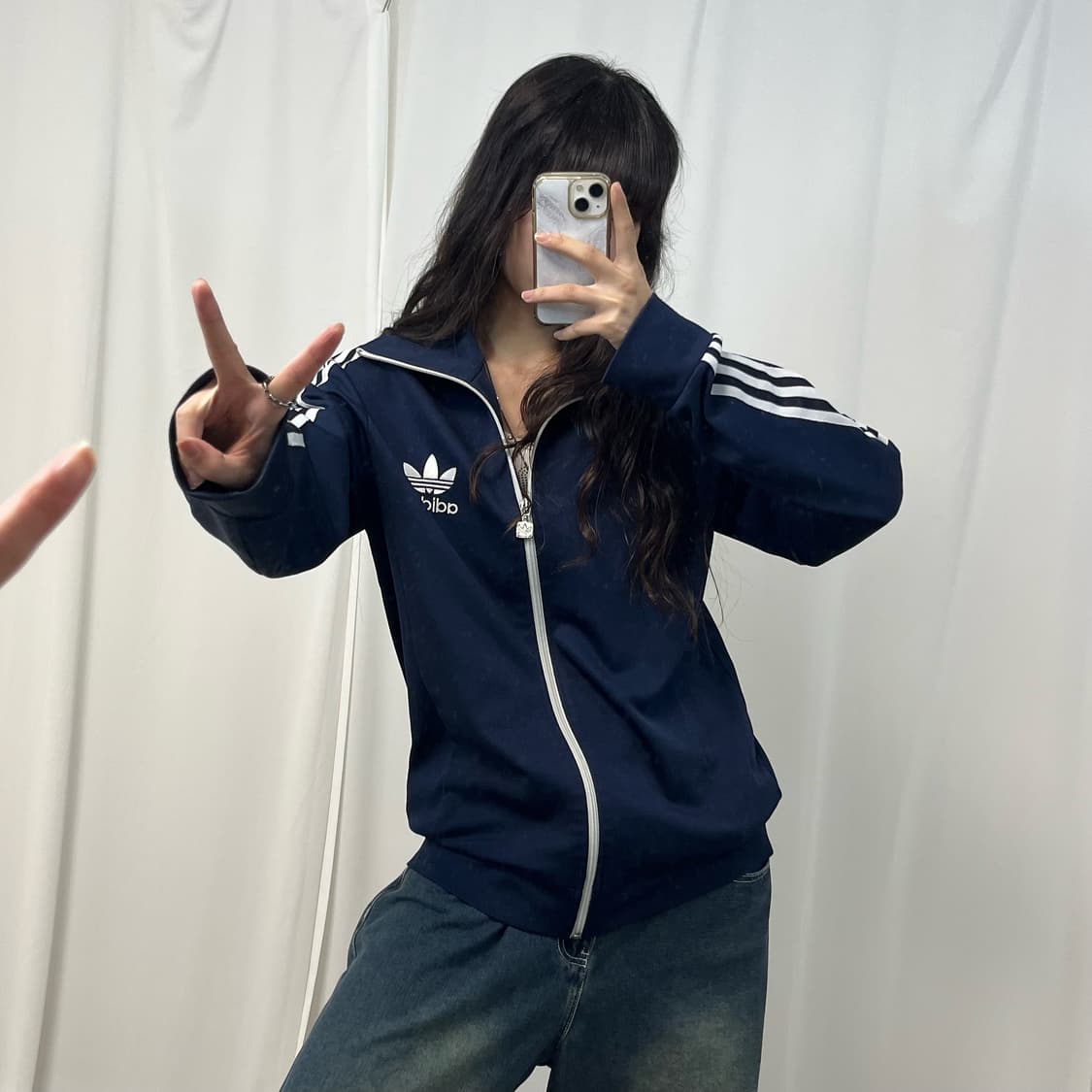 Adidas Europa navy jersey  ⋆ 105 size ⋆  상품이미지2