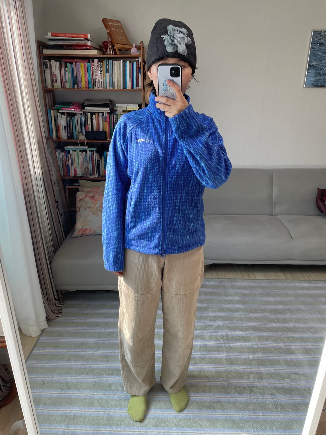 콜롬비아 후리스 블루 겨울 이너 봄 아우터 상품이미지4