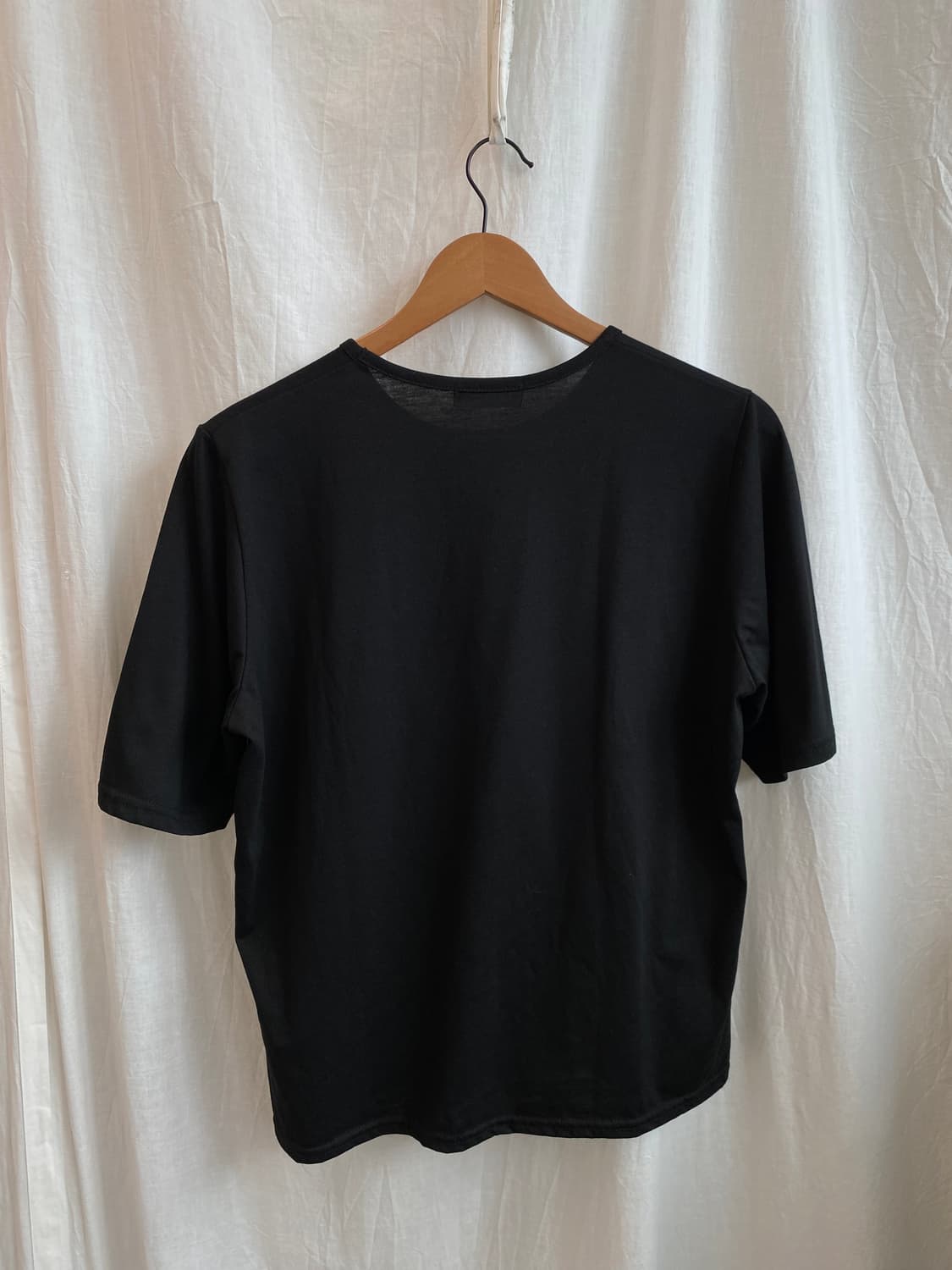 financier 블랙 베이직 반팔티셔츠(L) 상품이미지2