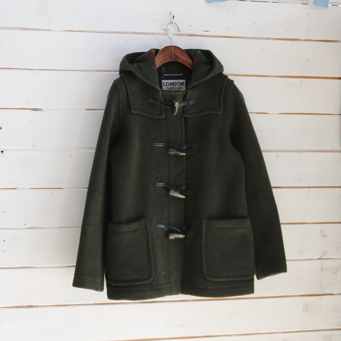 LONDON Tradition 후드 더플 코트 (여성용 36) 상품이미지2