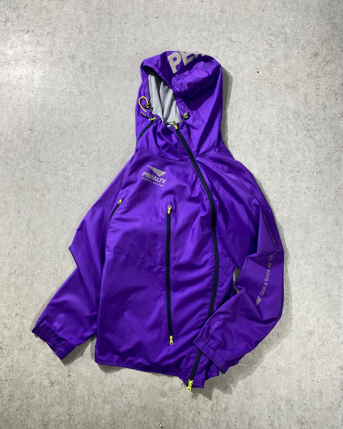 [L] PENALTY 패널티 아웃도어 언발란스 집업 후드 윈드자켓 상품이미지1