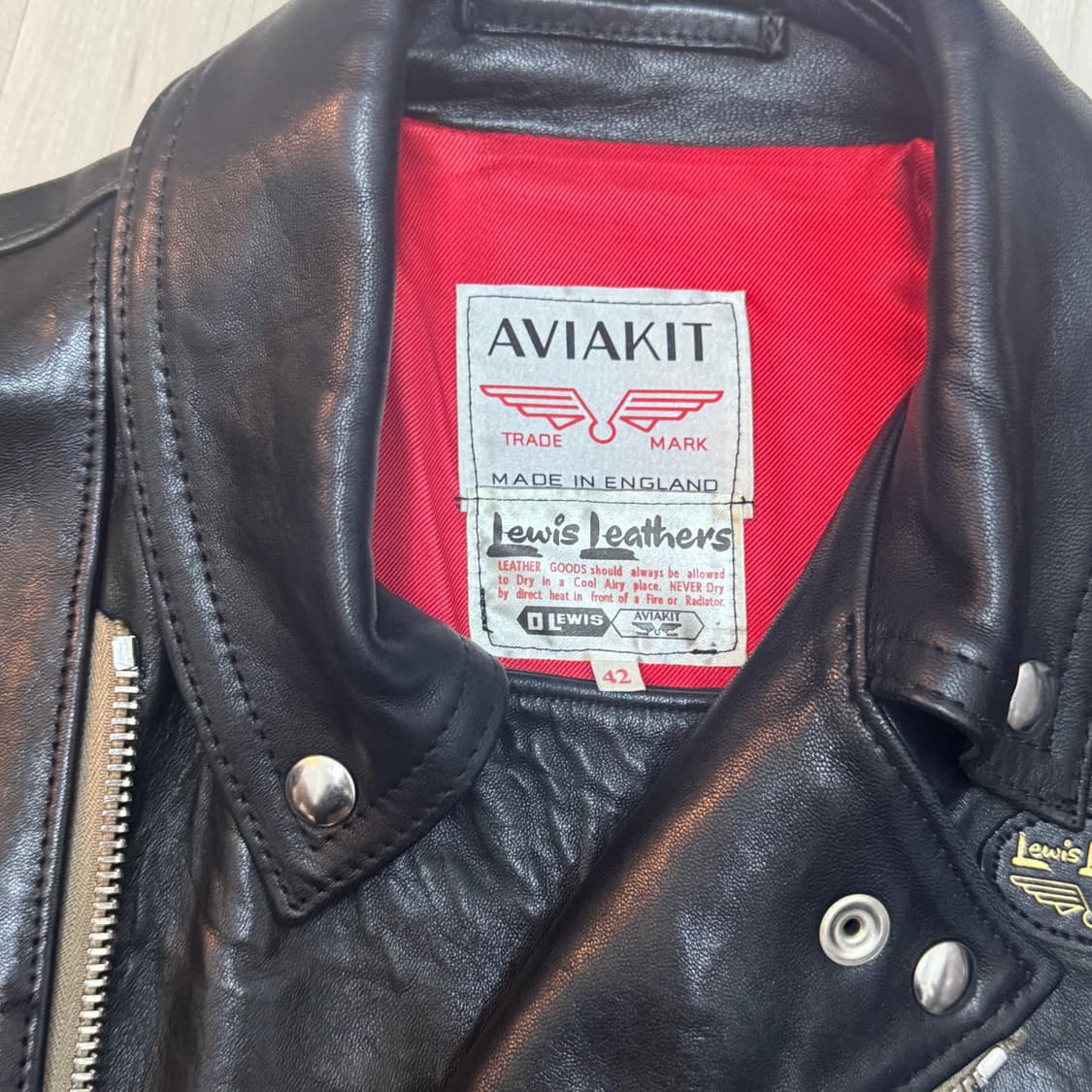 풀구성 42) 루이스레더 441t 쉽스킨 레더자켓 상품이미지2