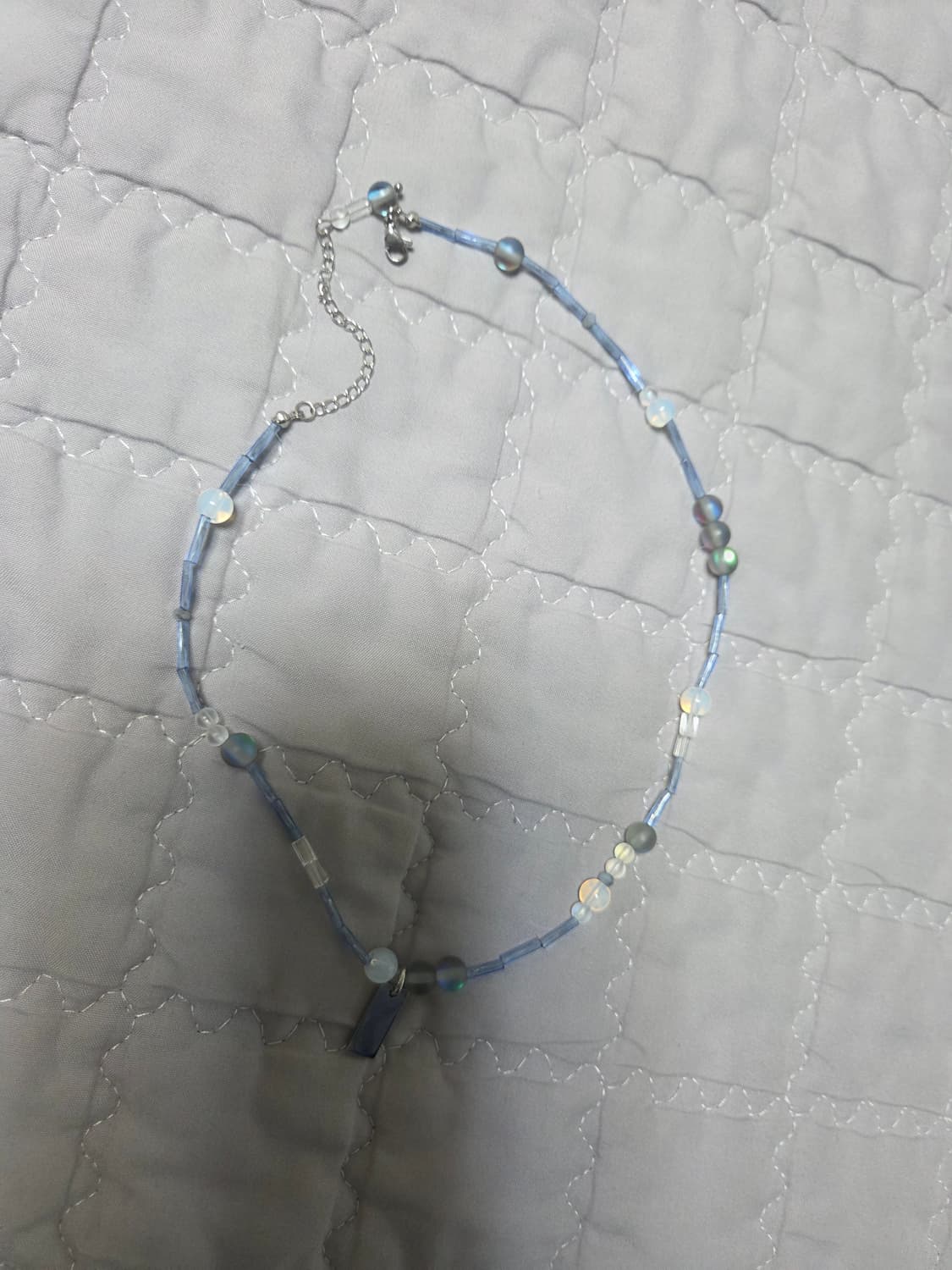 비즈 하늘목걸이 상품이미지1