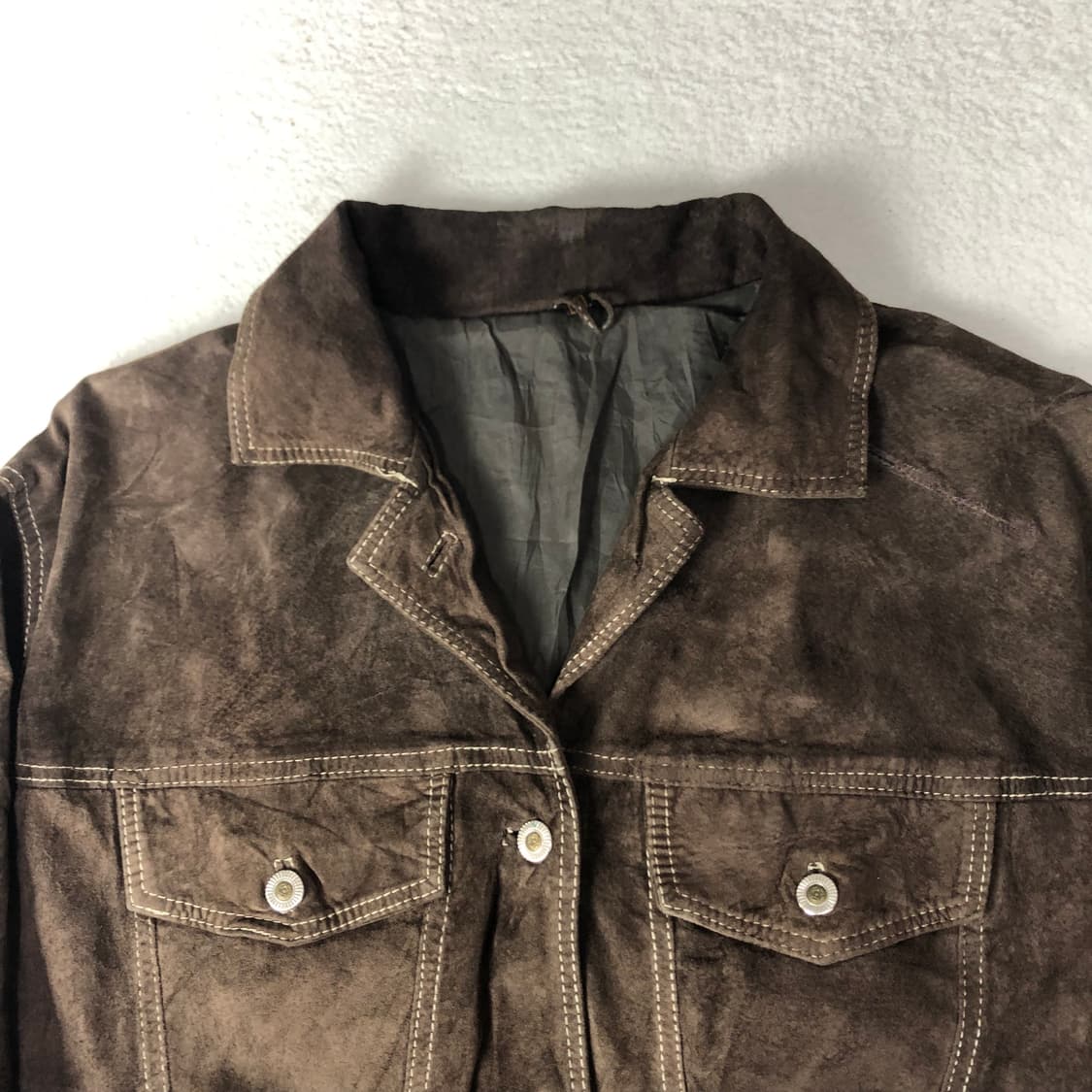 90s 아메리칸 빈티지 레더 트러커 자켓  상품이미지6