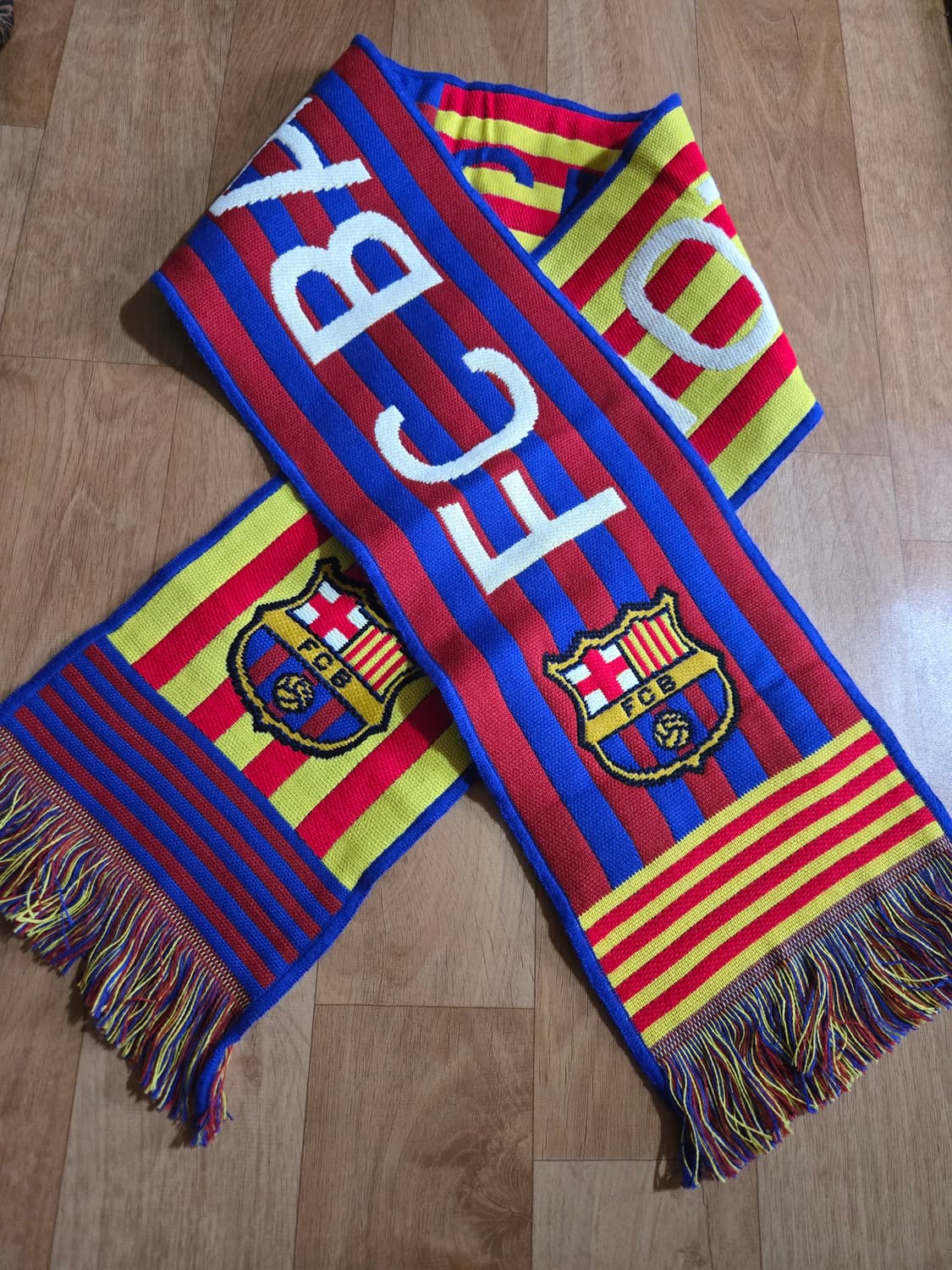 FC 바르셀로나 18/19  리버시블 머플러(정품) 상품이미지1