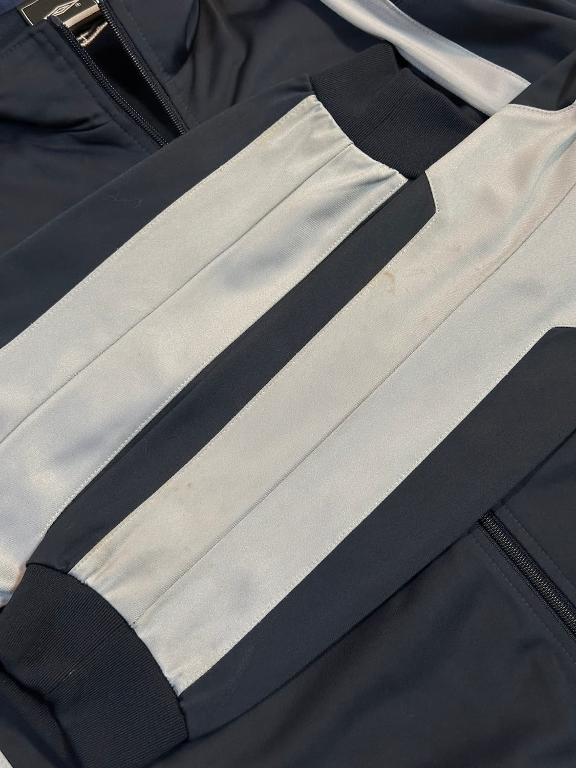 희귀) 엄브로 UMBRO 올드스쿨 백로고 배색 트랙탑 져지 상품이미지5
