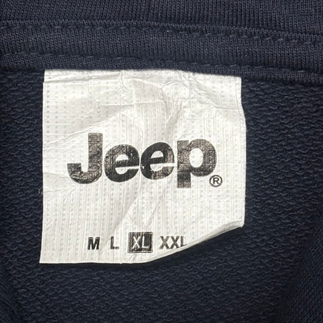 JEEP 기본 후드집업 네이비 XL 상품이미지4