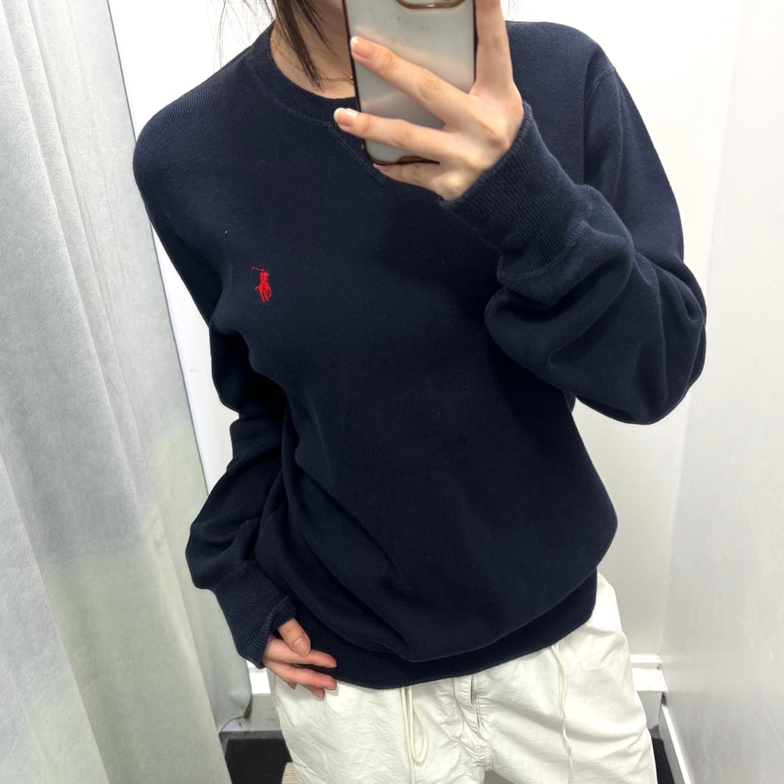 폴로 네이비 니트 상품이미지1