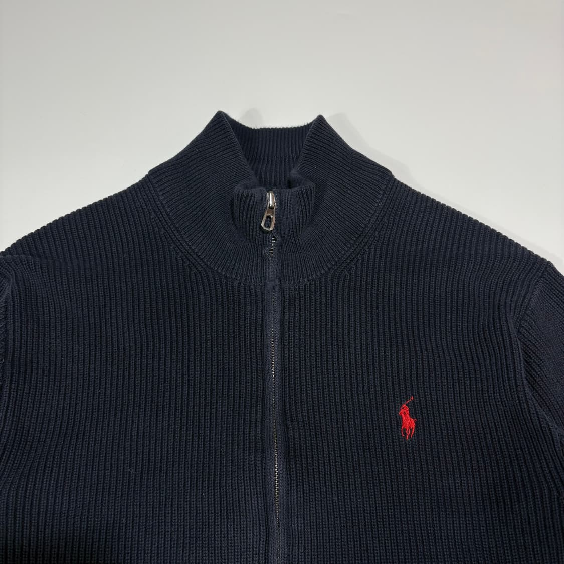 폴로 랄프로렌 블랙 투웨이 니트 집업 상품이미지5