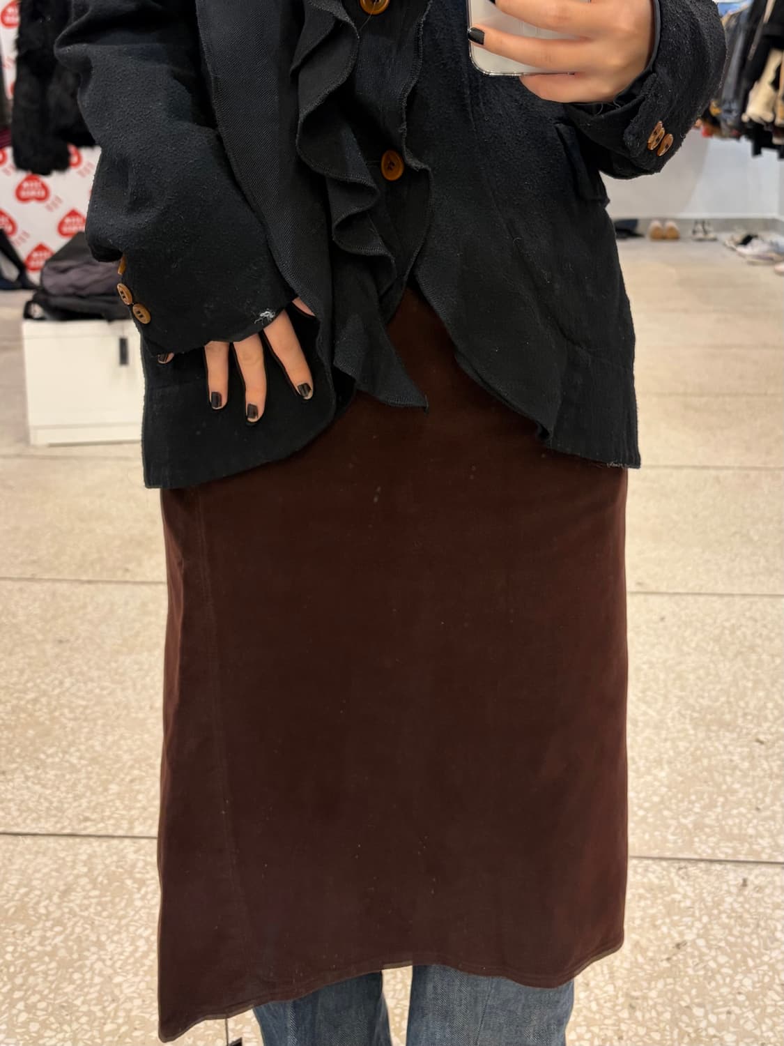 Hysteric Glamour Asymmetrical Skirt 상품이미지1