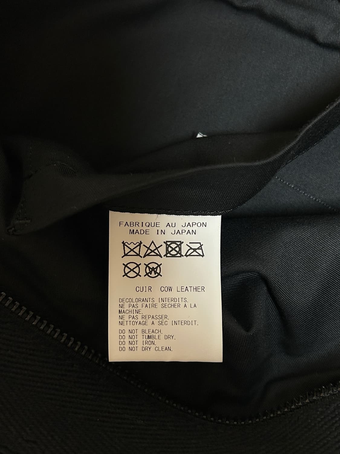 요지야마모토 가죽 메신저 크로스백 상품이미지8