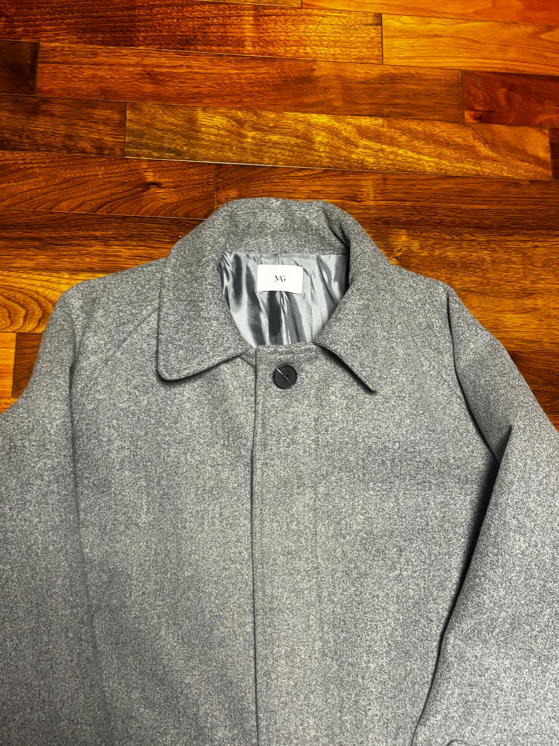 그레이 헤비 발마칸 코트 상품이미지1