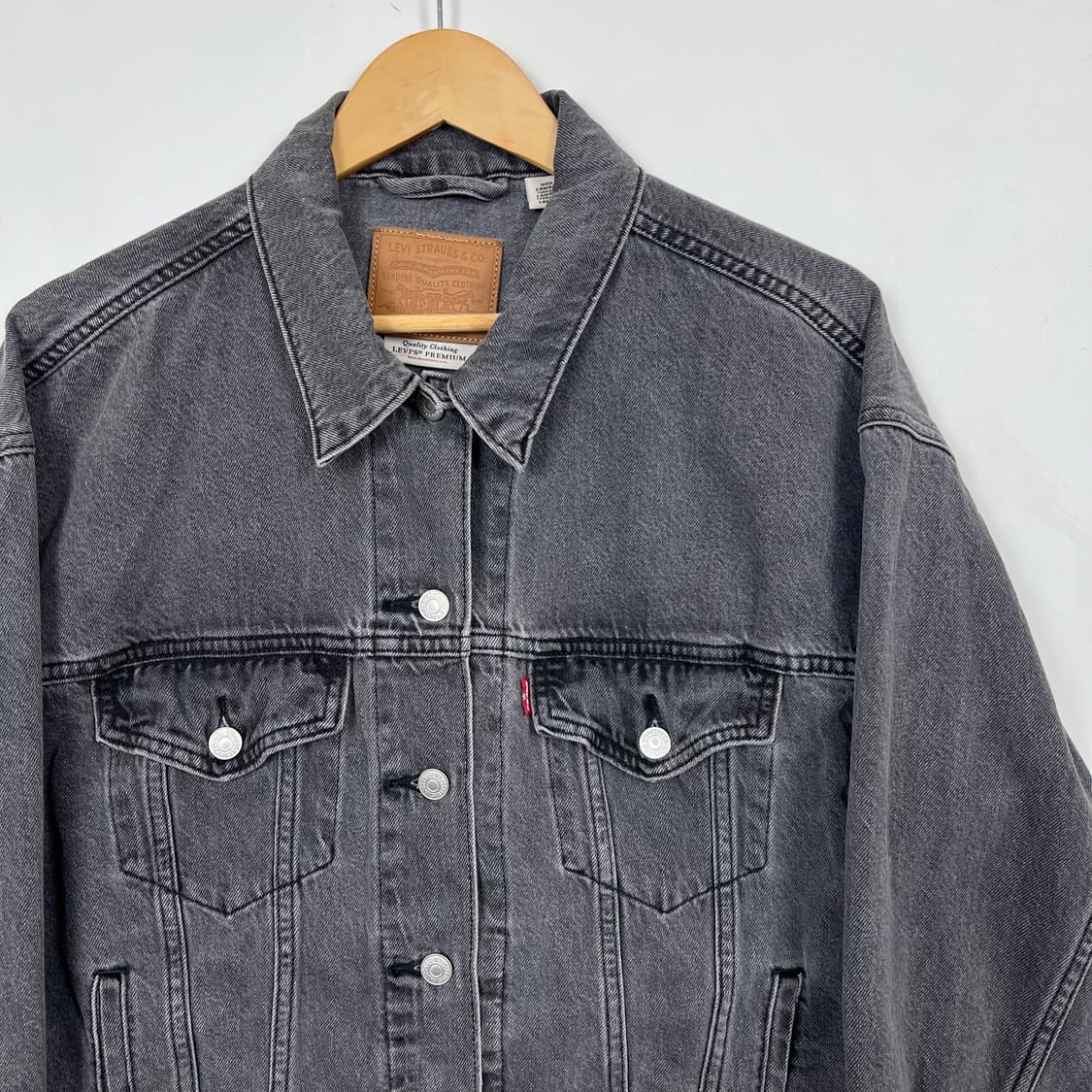 Levis 리바이스 흑청 데님 자켓 상품이미지2