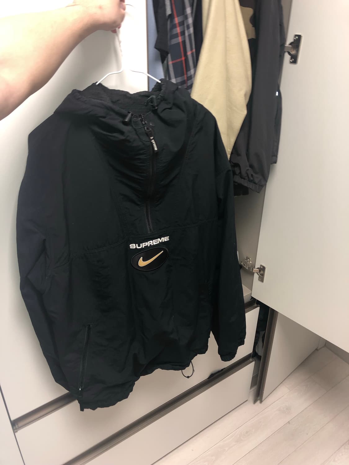 나이키 X 슈프림 리버시블 립스탁 아노락 M 상품이미지1