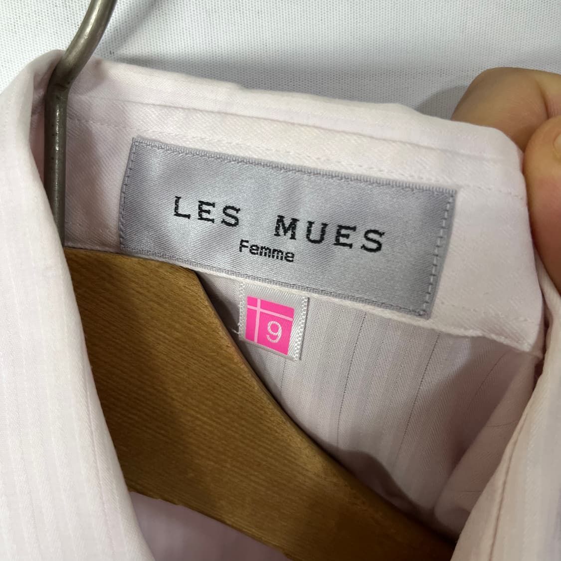 [JPN] 드레이프 음각 스트라이프 블라우스 상품이미지5