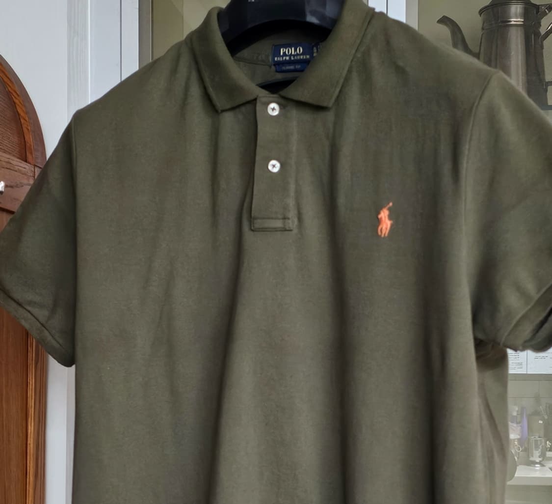 XL)정품)남성 폴로 랄프로렌 클래식핏  카라 반팔티 상품이미지1