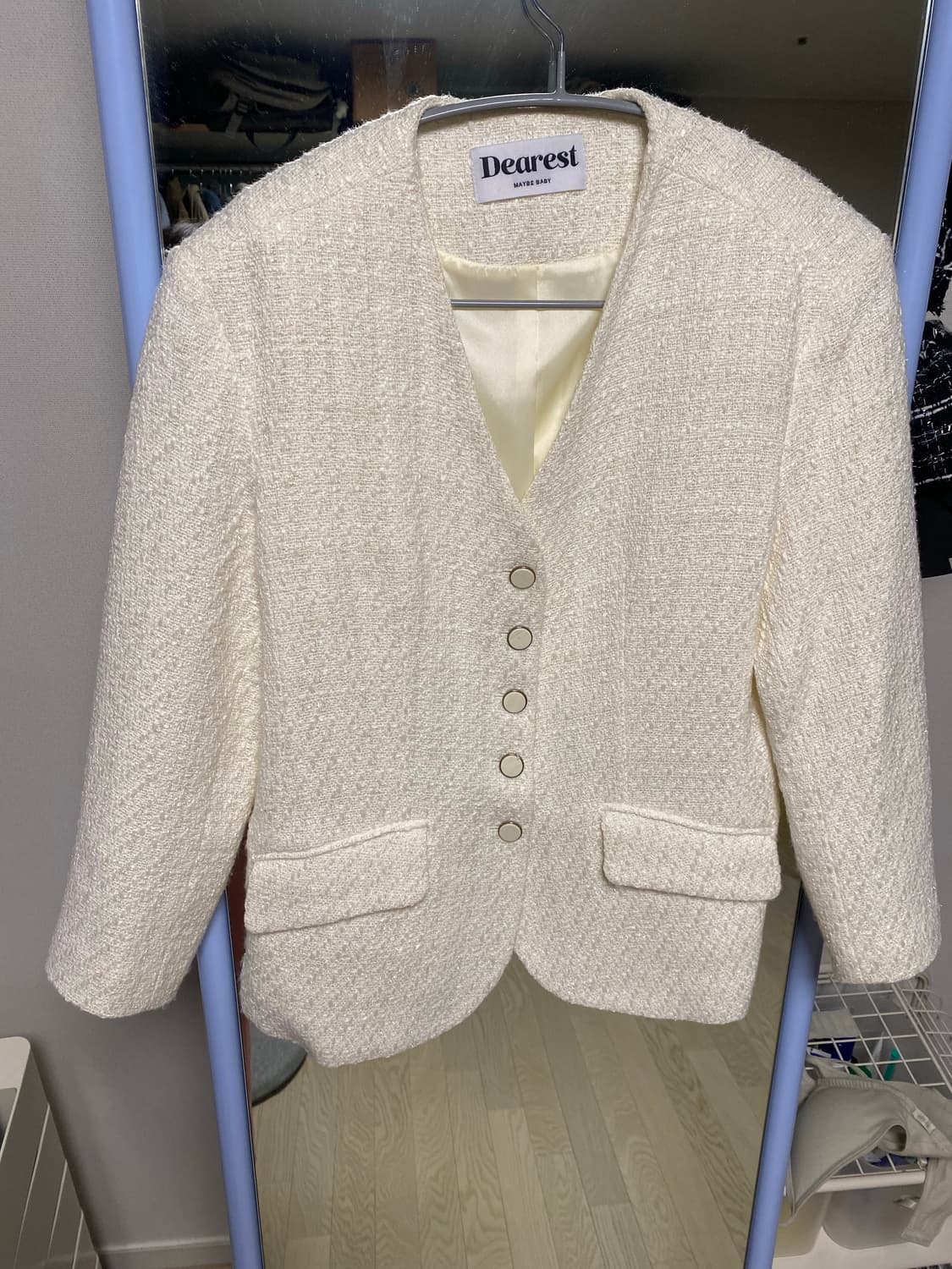 Dearest 화이트트위드자켓 상품이미지2