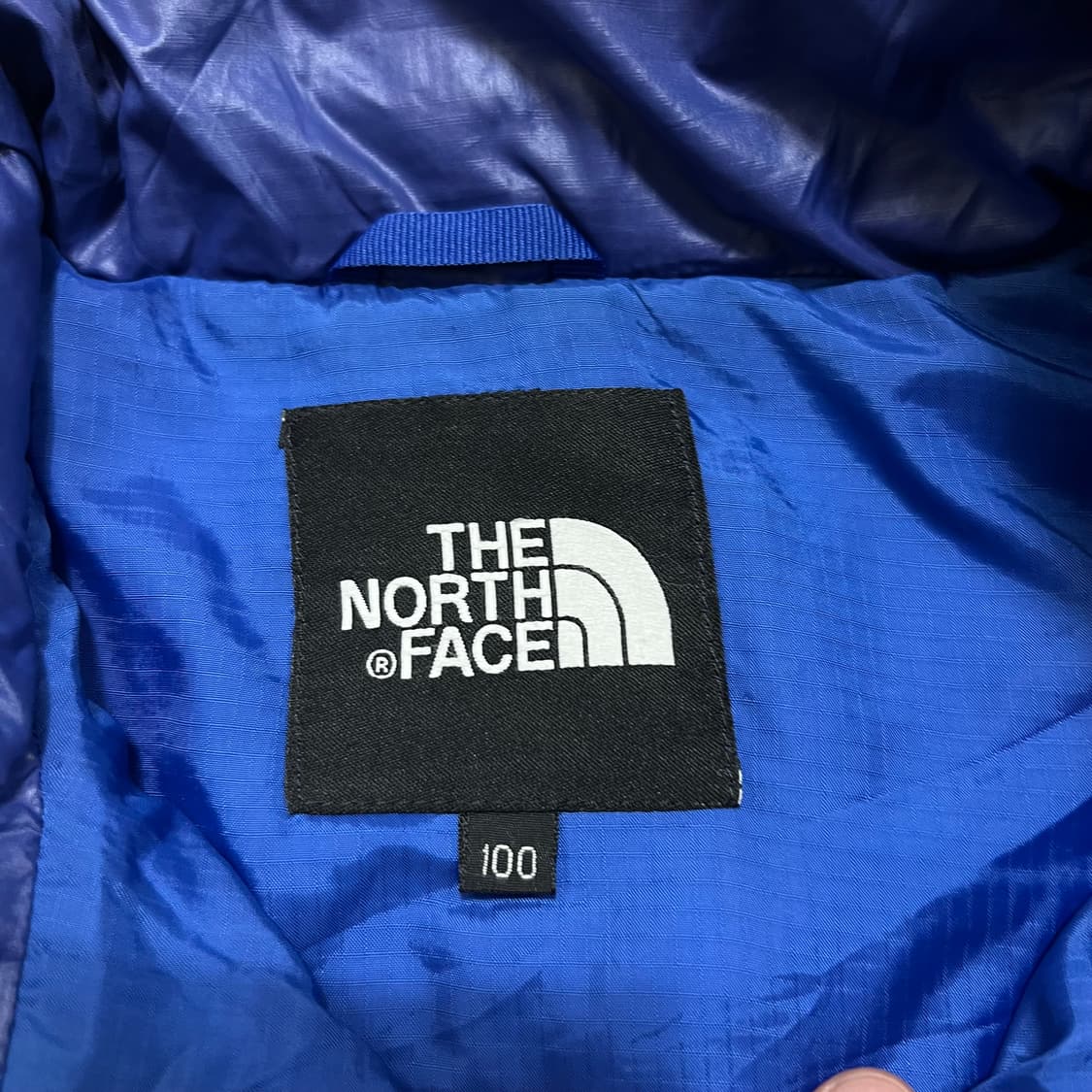 노스페이스 투톤 배색 경량패딩 점퍼 [블루] L/100 상품이미지4