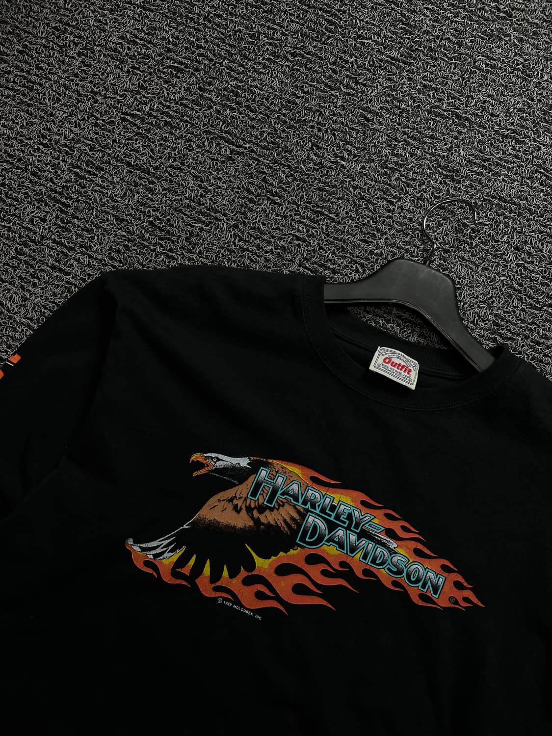USA 빈티지 할리데이비슨 웨스턴 그래픽 롱슬리브  상품이미지5