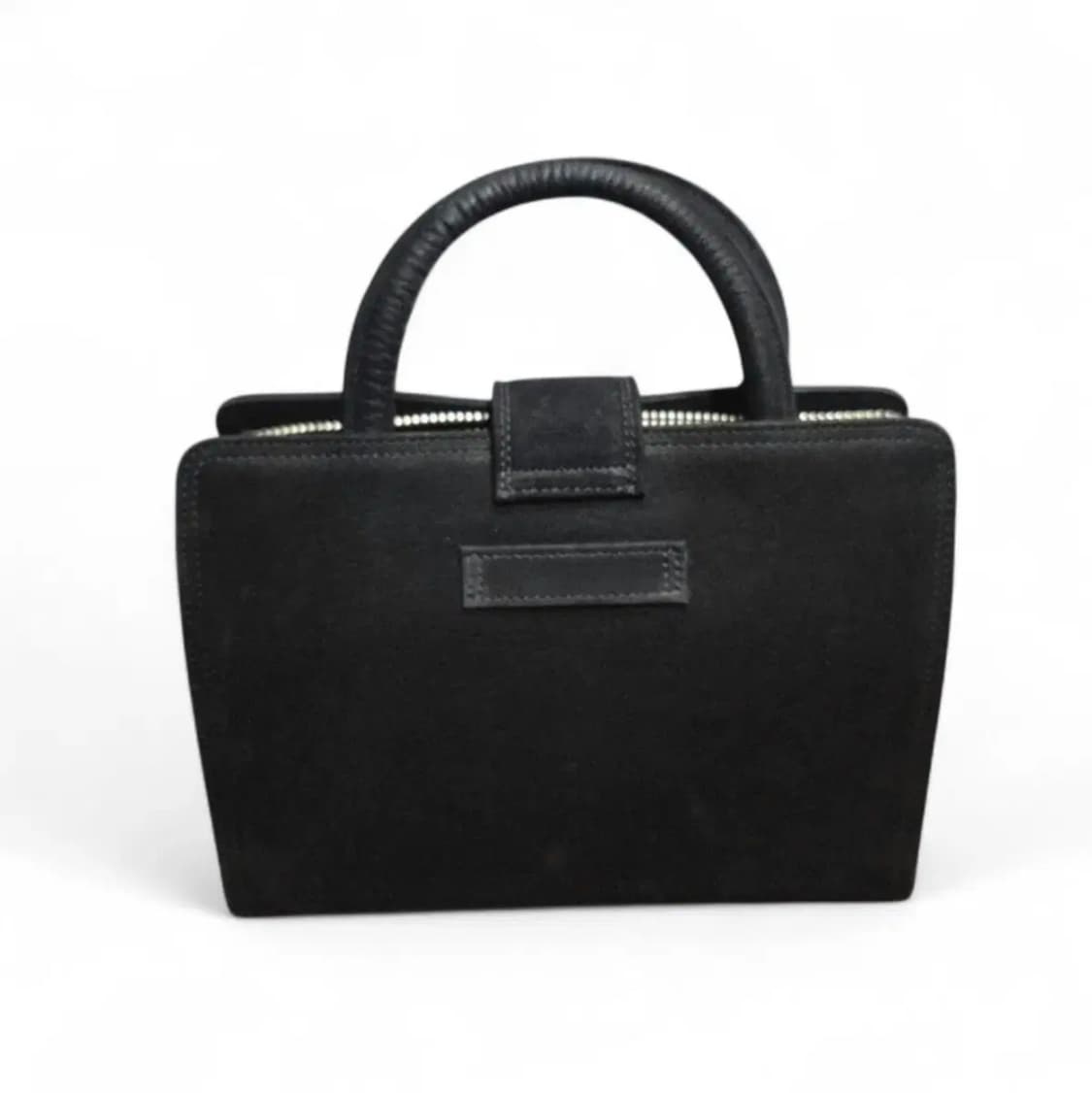 장폴고티에 스웨이드 벨티드 핸드백 상품이미지2