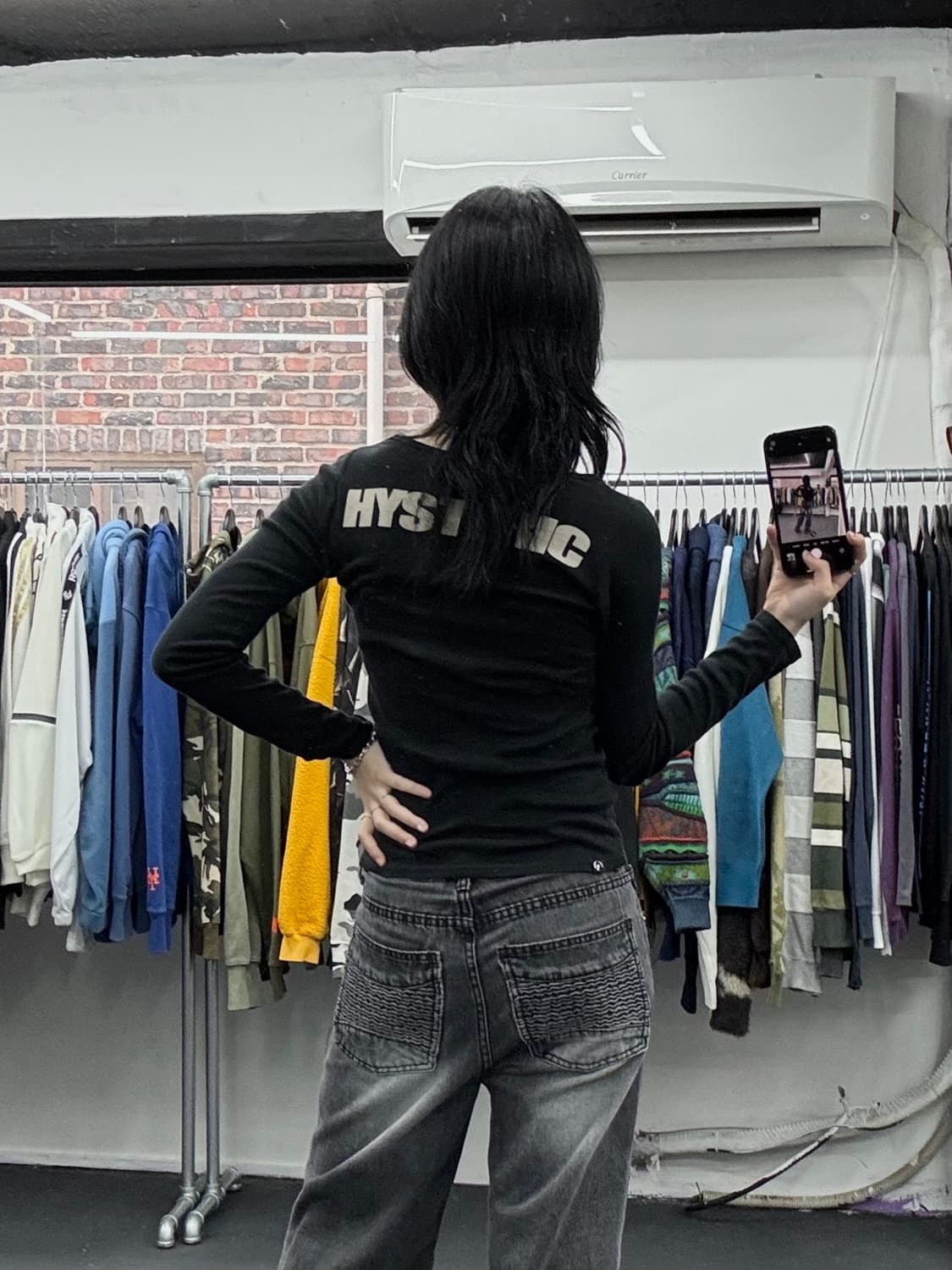 히스테릭 글래머 GO AHEAD 롱슬리브 상품이미지3