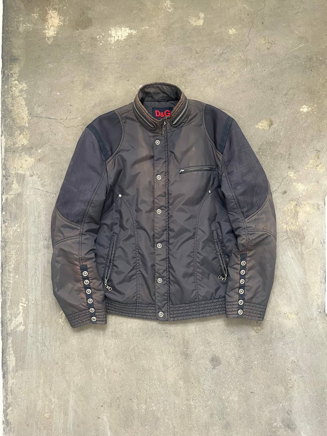 00s Dolce&gabbna  나일론 바이커 자켓 상품이미지1