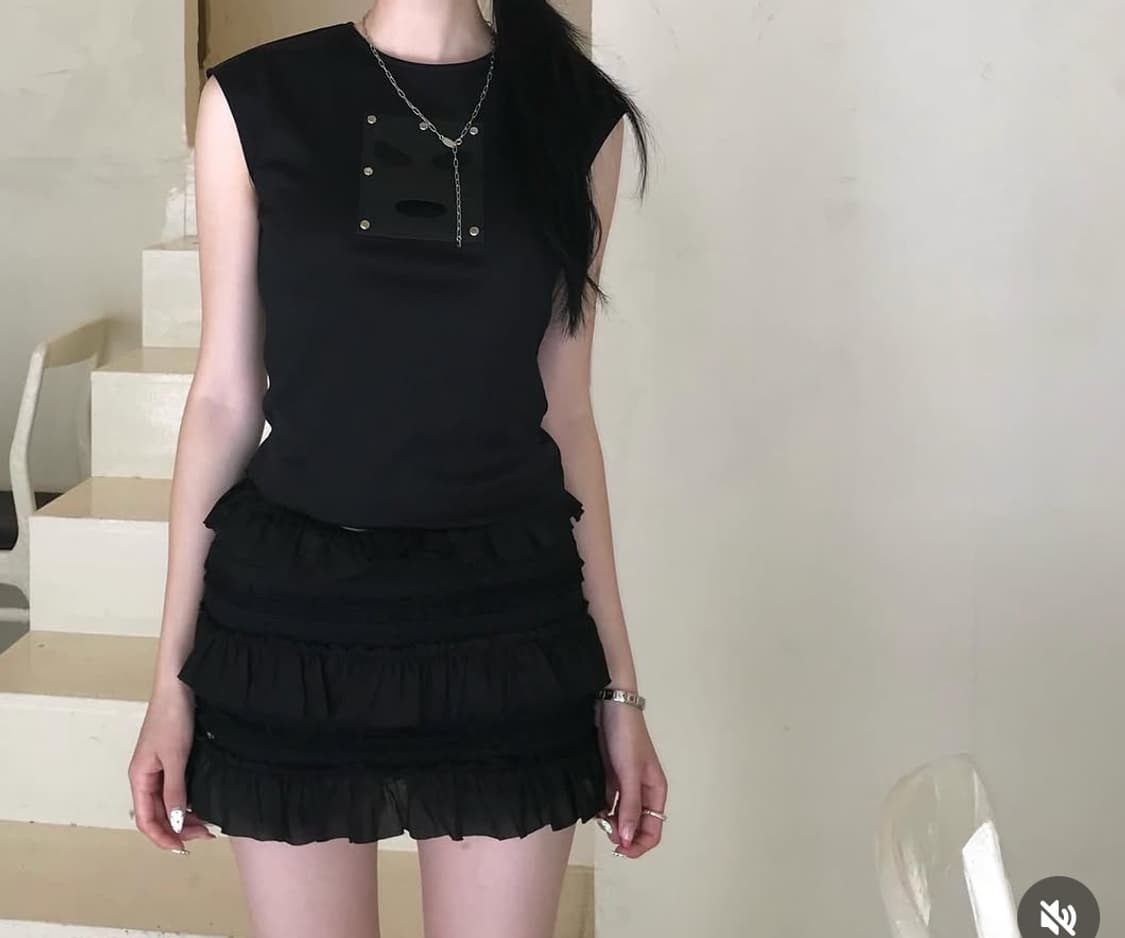 페일제이드 lace frill skirt 상품이미지2