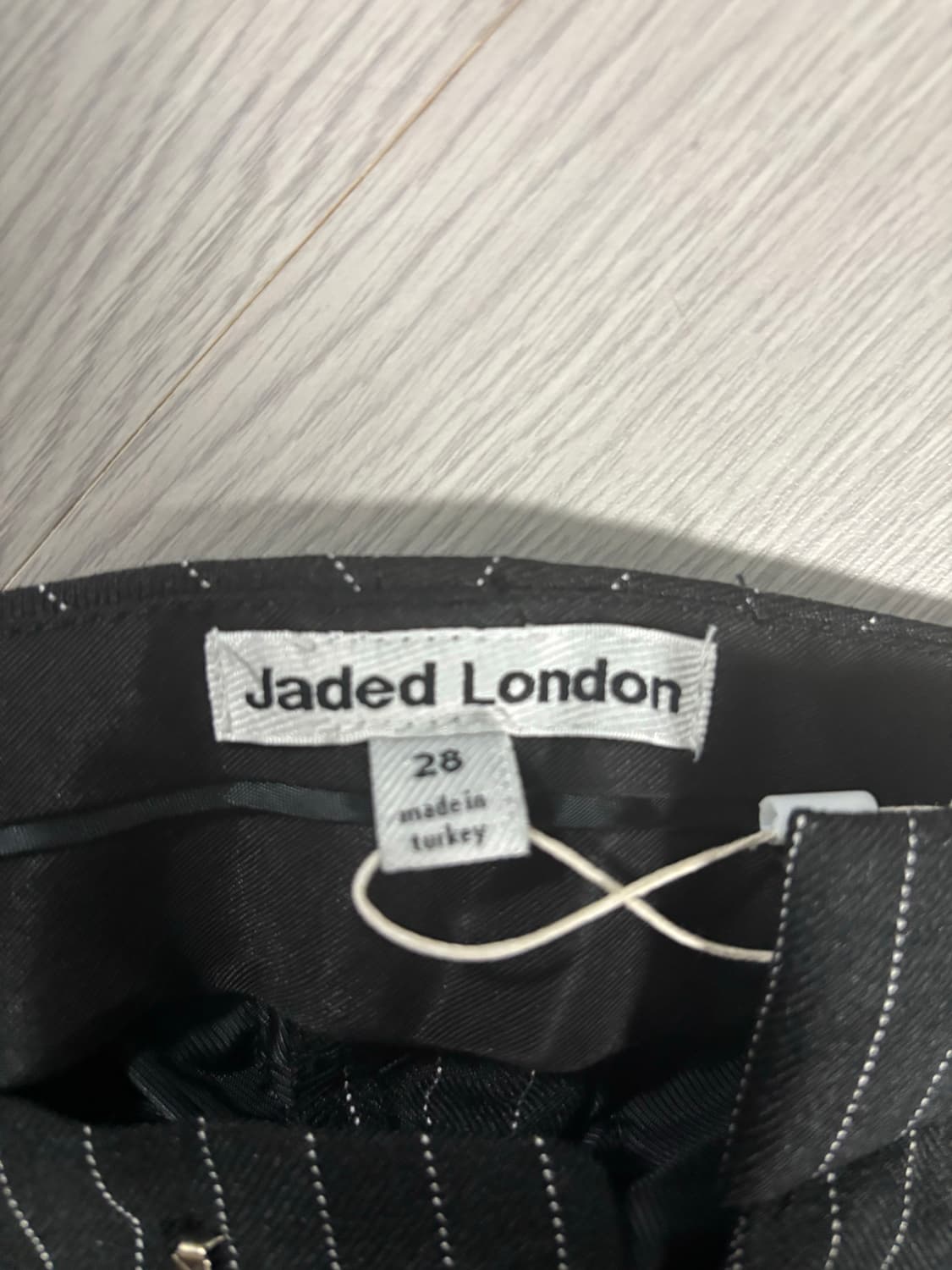 Jaded london Black Pinstripe Suit Pants 상품이미지6
